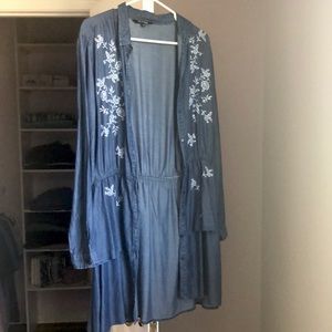 Denim fall dress